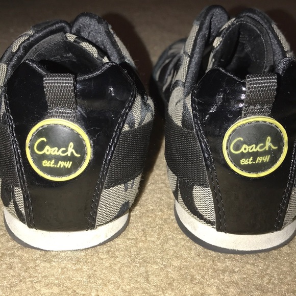Black & grey coach shoes - Picture 4 of 7